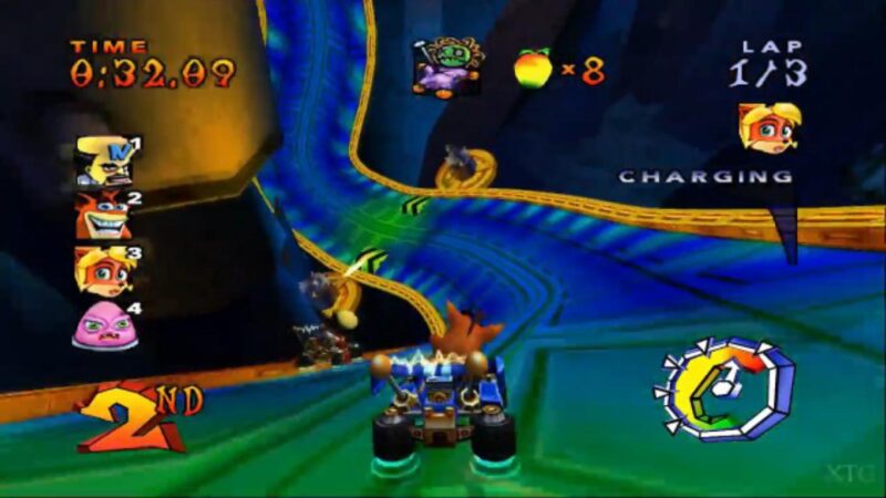 دانلود بازی کراش Crash Nitro Cart پلی استیشن 2 | کراش ماشینی برای ps2 - Image 2