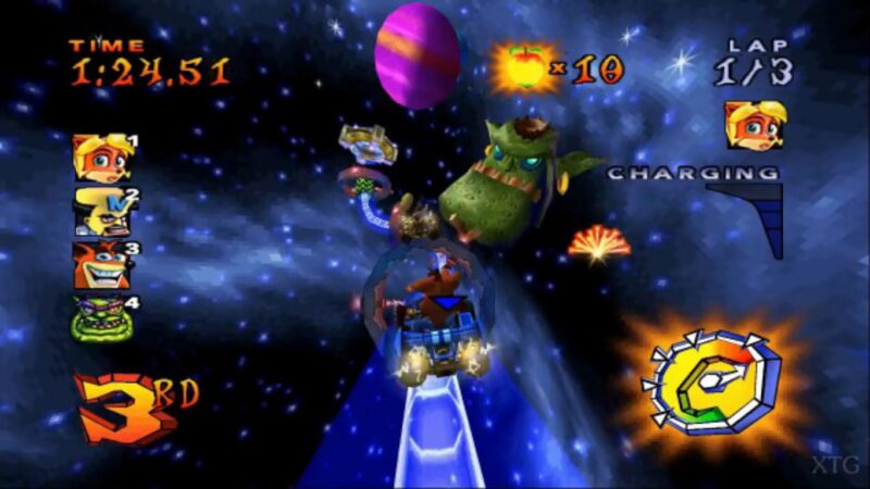 دانلود بازی کراش Crash Nitro Cart پلی استیشن 2 | کراش ماشینی برای ps2 - Image 4